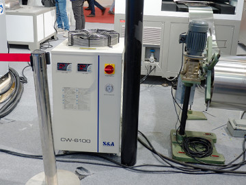 Industrial water chiller CW 6100 for 36kW CNC Spindle